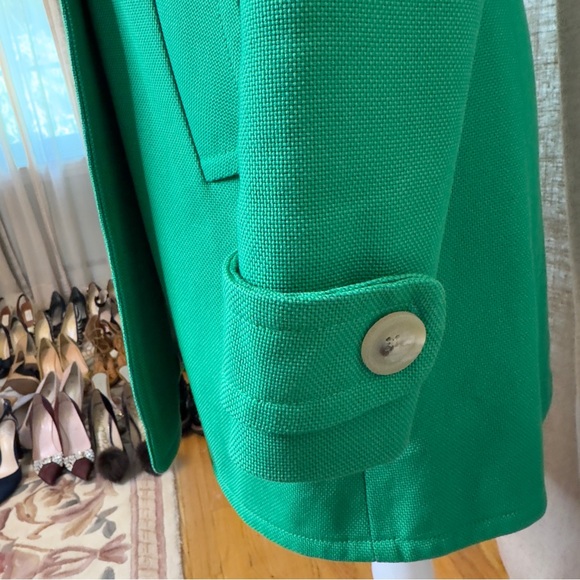 Banana Republic Double Breasted Pea Coat in a gorgeous Kelly Green, Size S - Picture 11 of 14